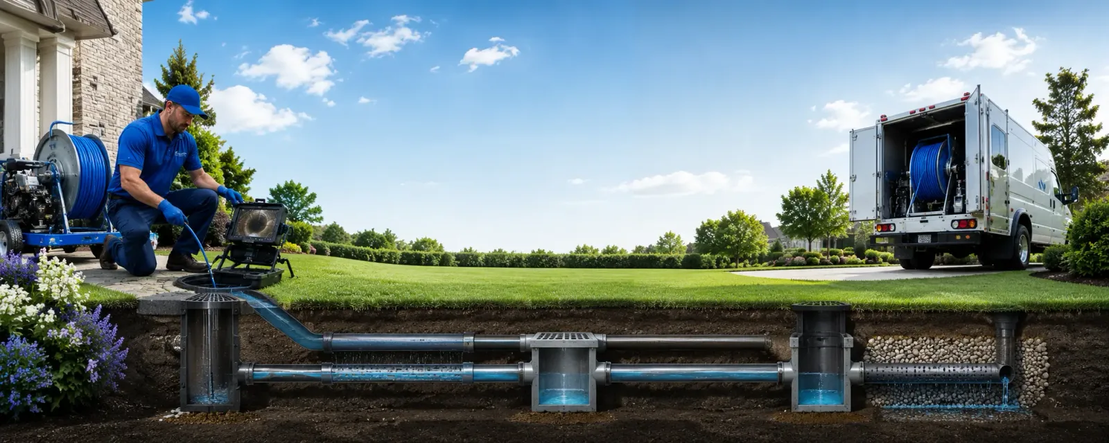 Outdoor drain cleaning information for Winthrop, MA